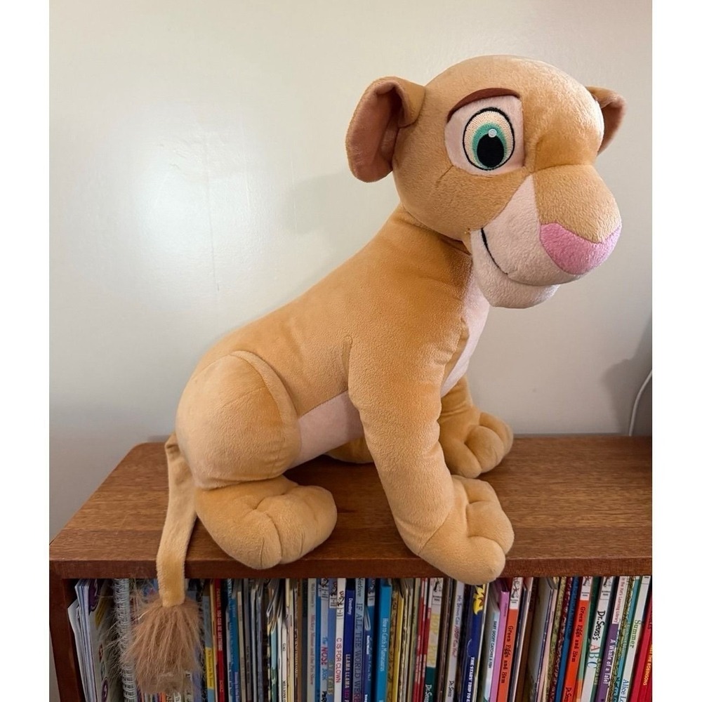 Vintage Disney Lion King Nala Plush Stuffed Animal Hasbro 2002 Large 22" Toy Cub